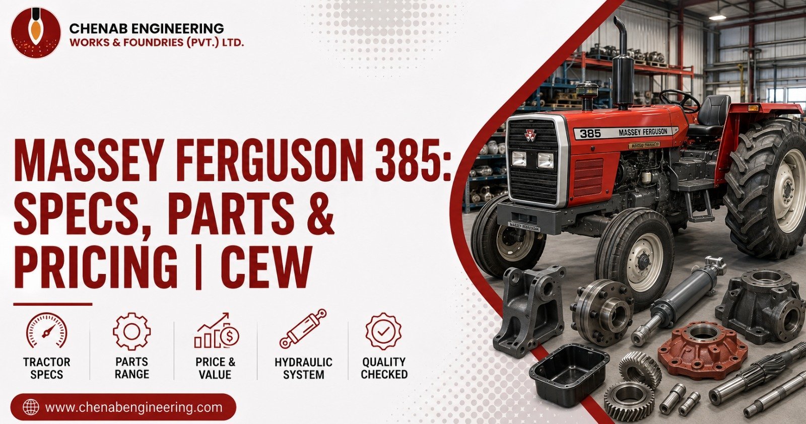 Massey Ferguson 385 Tractor: Complete Specs, Genuine Parts & Pricing