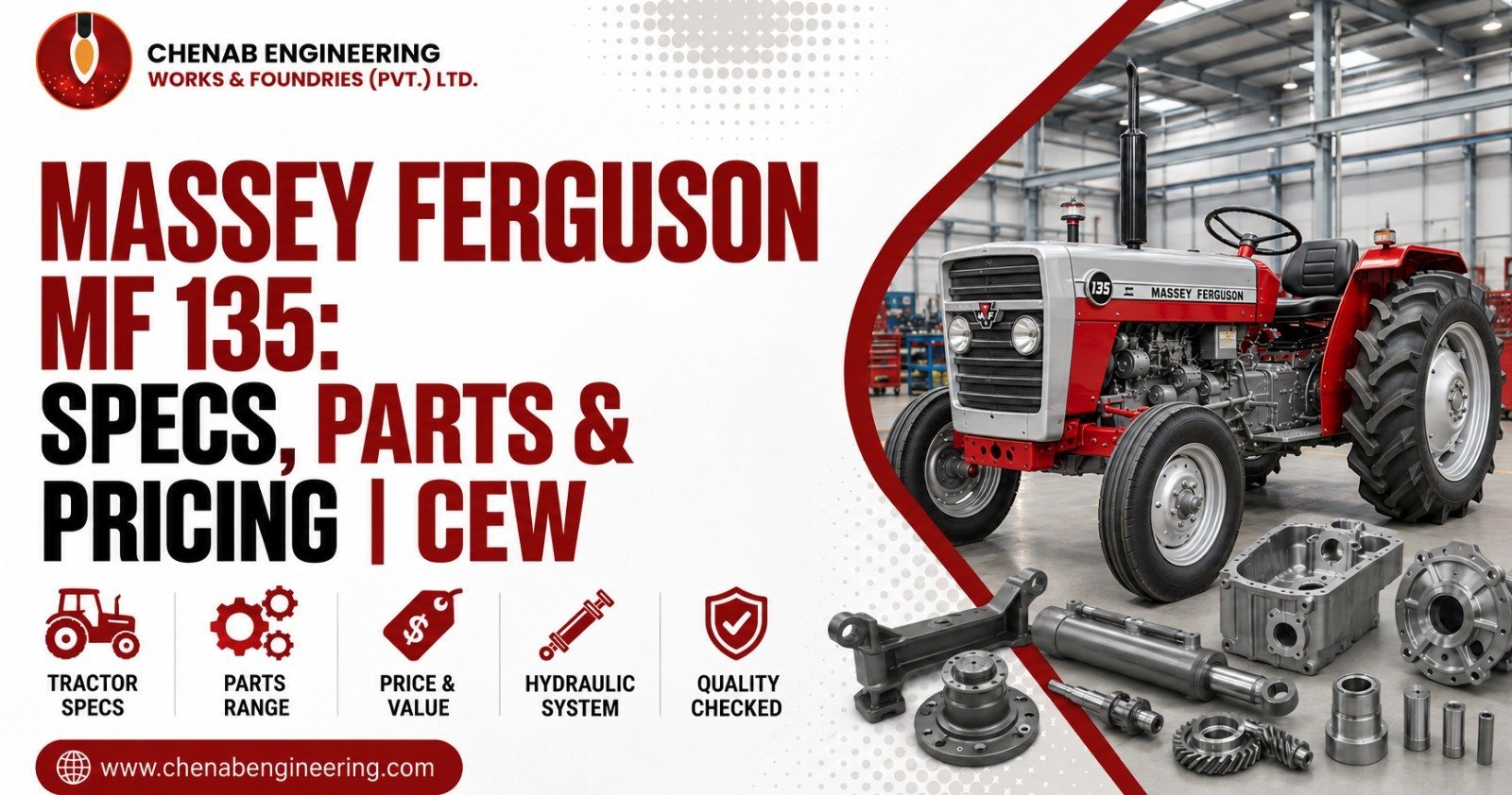 Massey Ferguson MF 135: Technical Specs, Genuine Parts & Market Prices