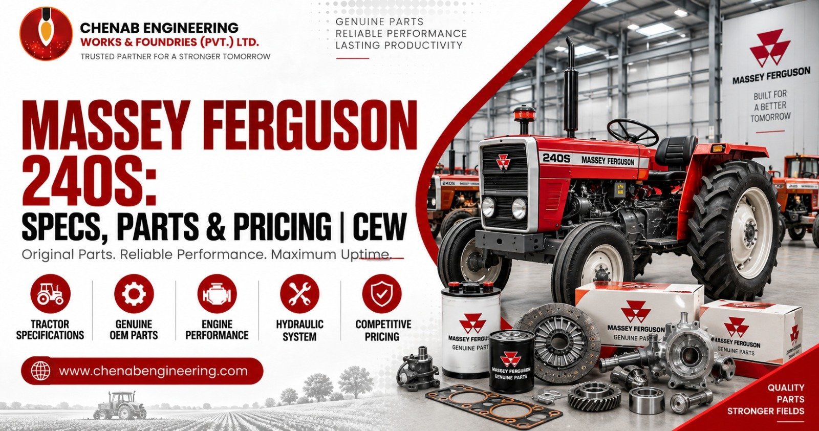 Massey Ferguson 240S: Complete Guide to Specs, OEM Parts & Current Prices
