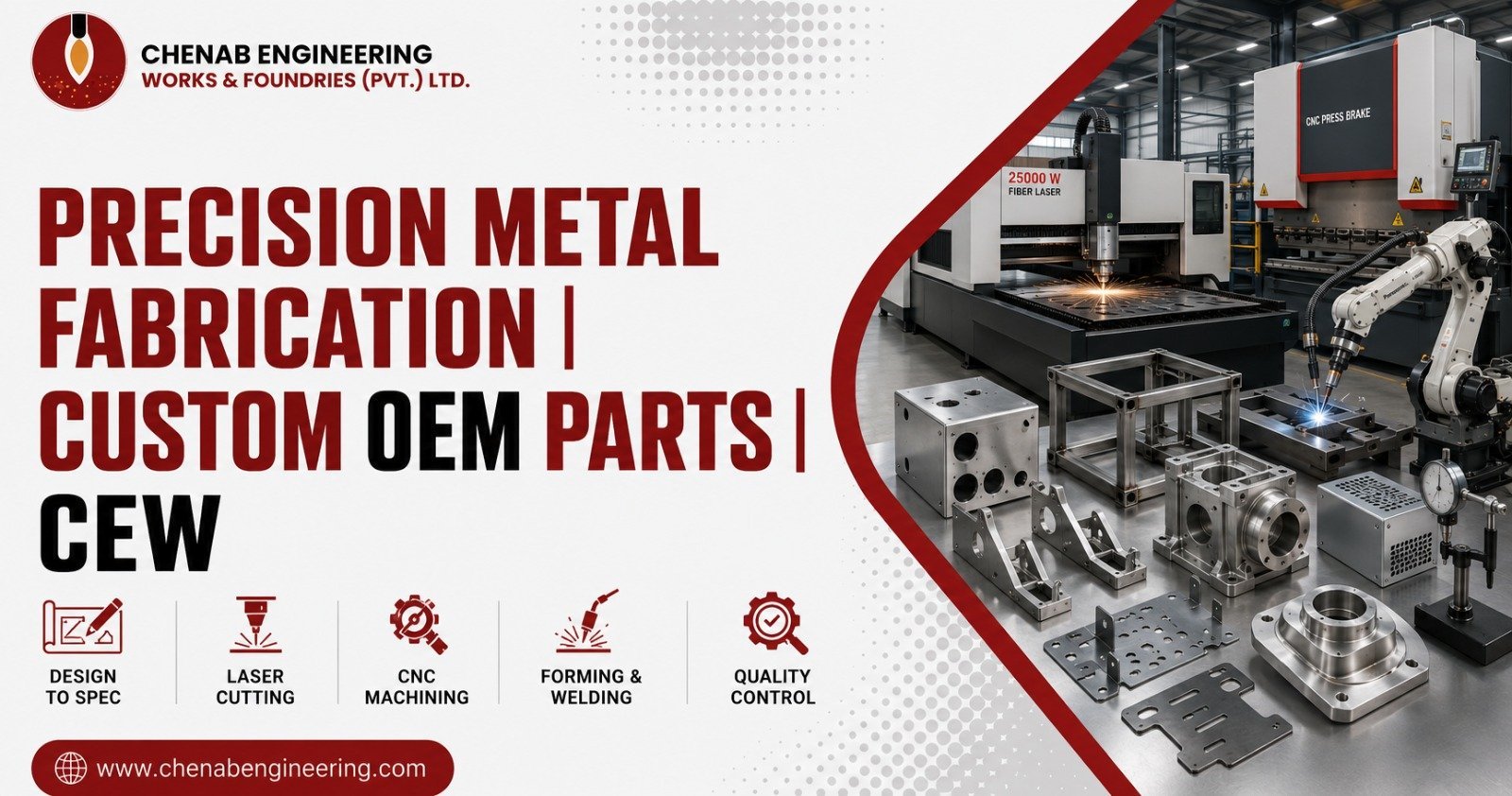 Precision Metal Fabrication Services for Custom OEM Parts and Industrial Components