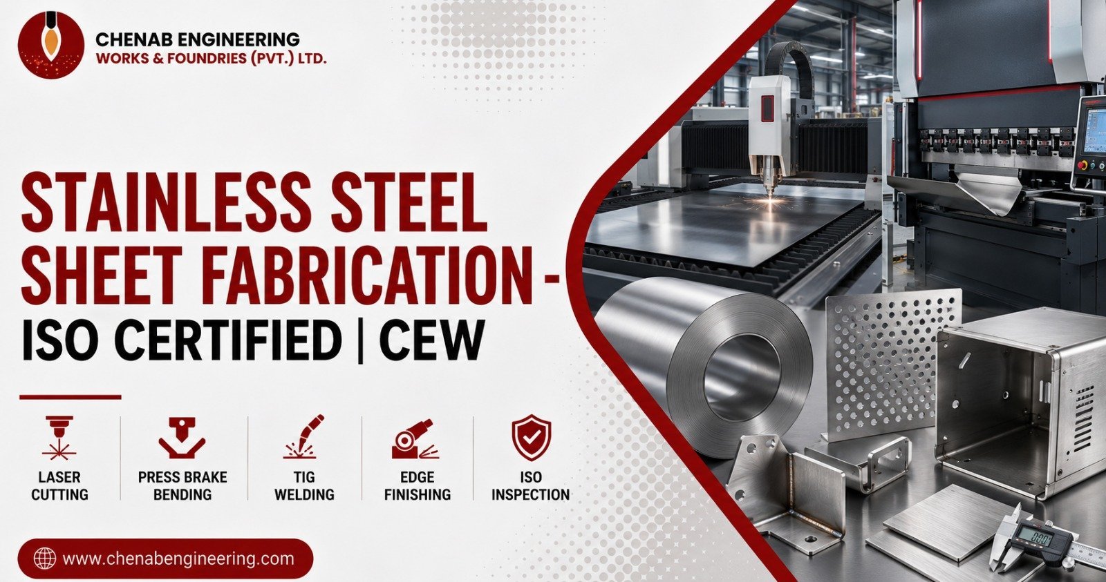 Stainless Steel Sheet Fabrication Services For Industrial Components