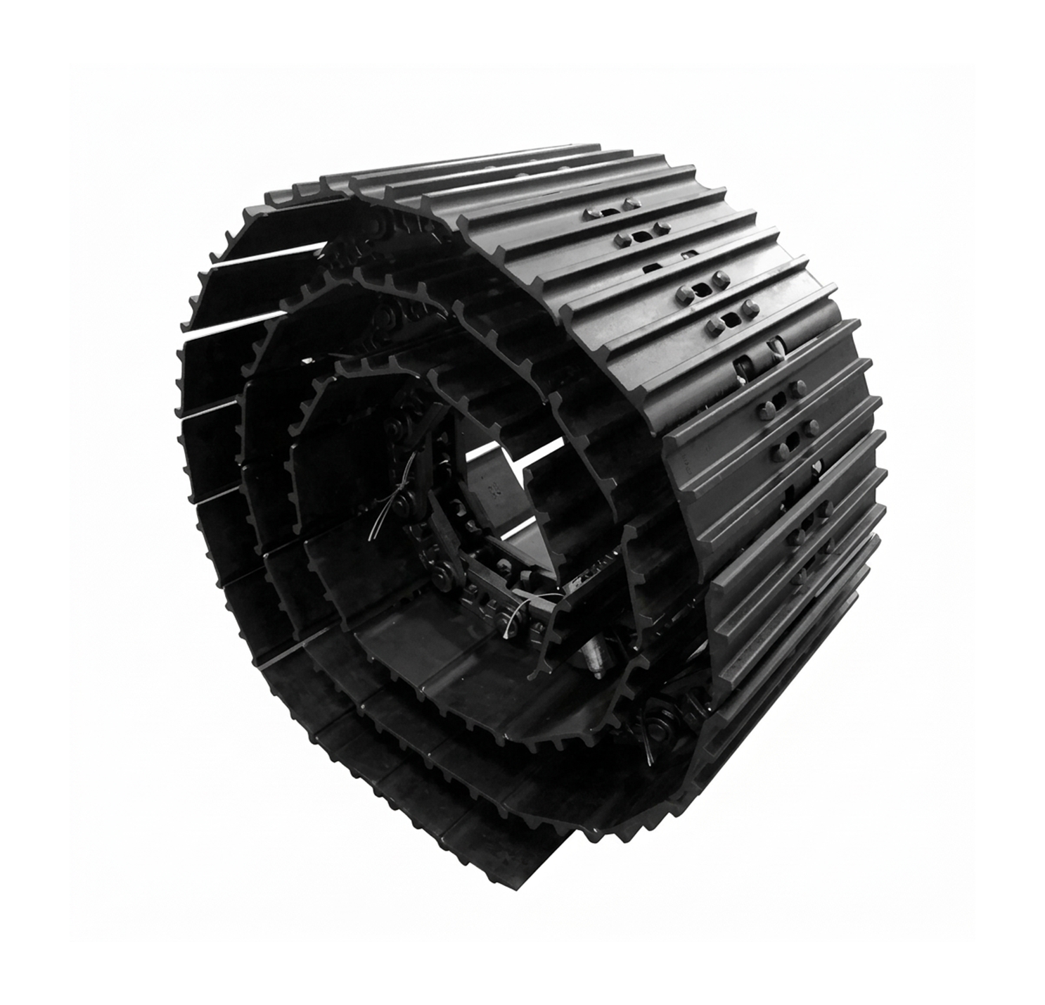 Rolled Rubber Track Assembly