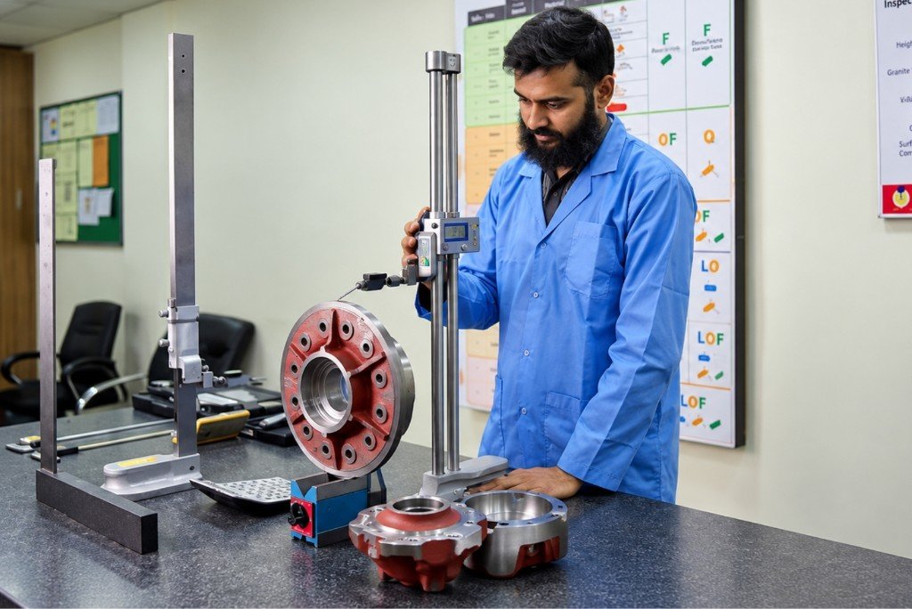 Quality measurement and inspection in Chenab Engineering lab